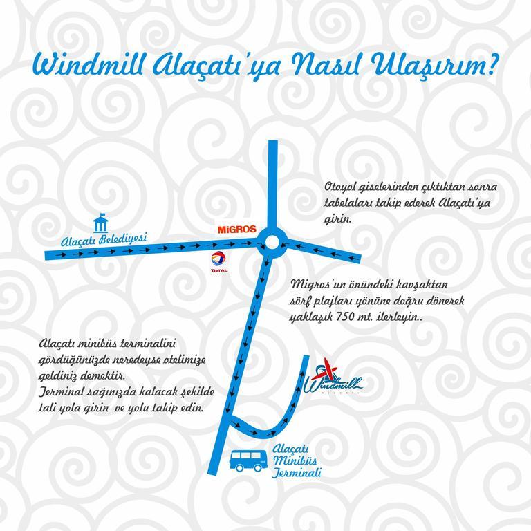 Windmill Alacati Exterior photo